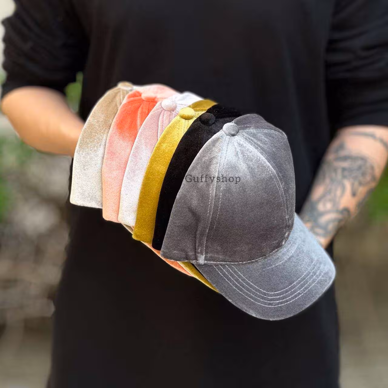 کلاه بیسبالی مخمل ساده