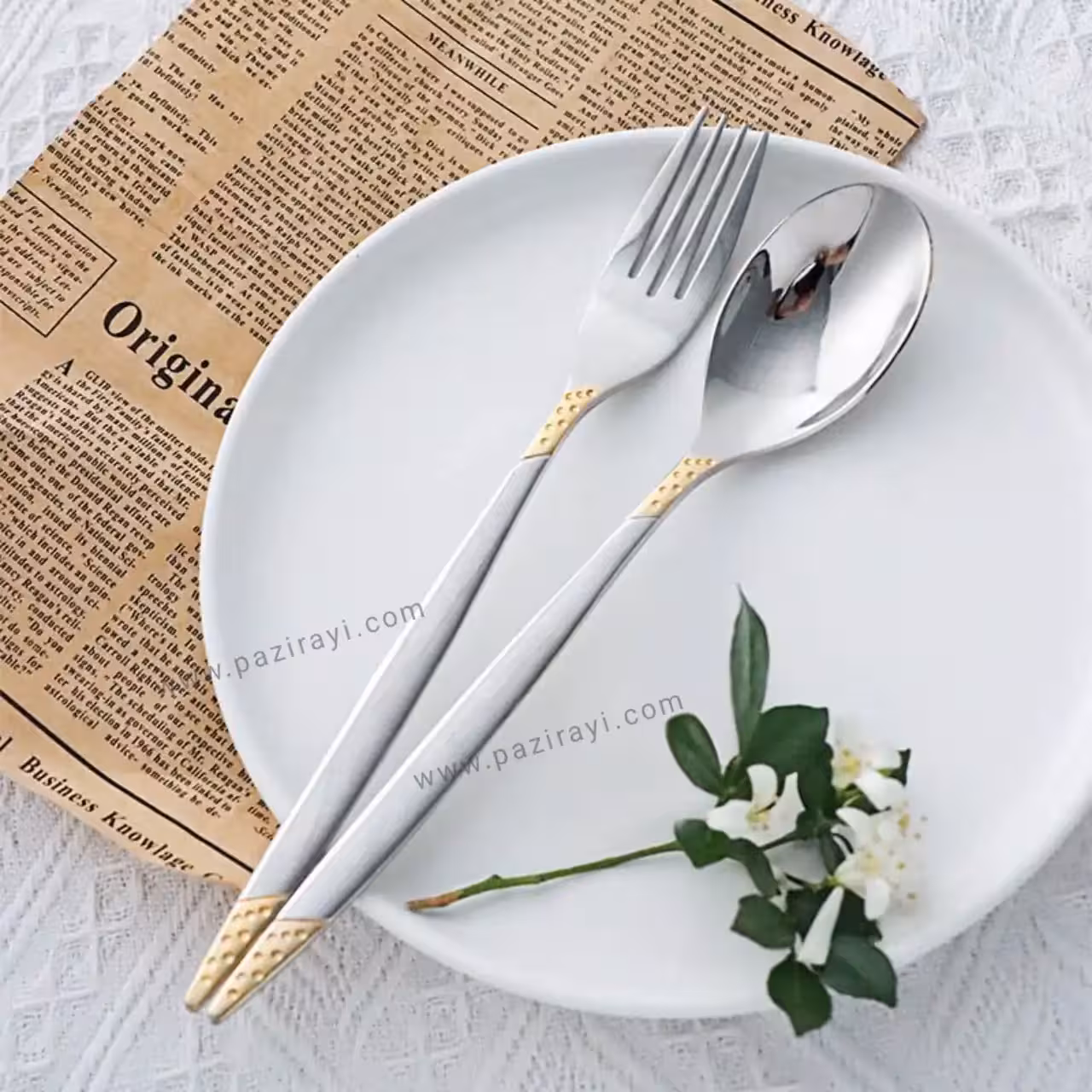 سرویس قاشق چنگال 120 پارچه یونیک مدل 9008g