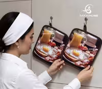 دستگیره آشپزخانه جفتی طرح سحر سه بعدی