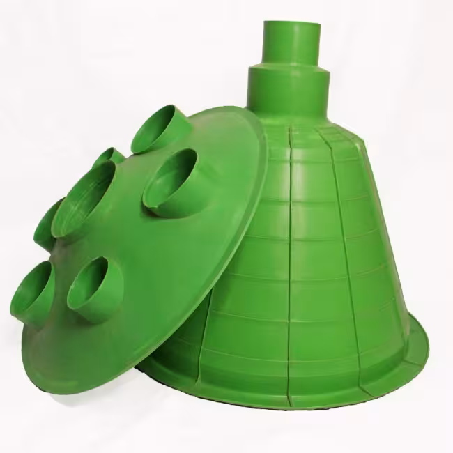 گلدانی سر چاه 70 سانت ( گلدانی سبز)