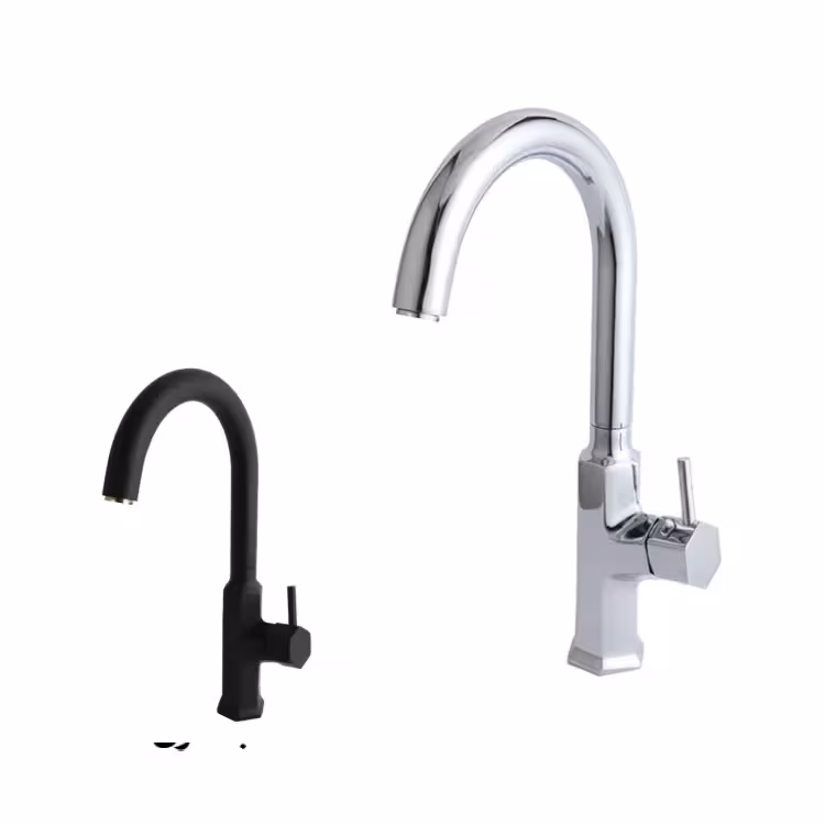 شیر ظرفشویی راسان مدل برتو کروم مات