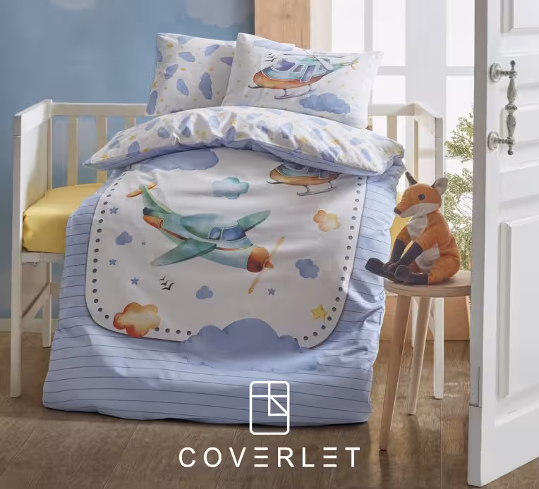 روتختی نوزادی آبی طرح Air Plane