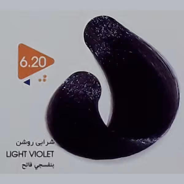رنگ مو شرابی روشن ویتامول شماره 6/20 | Vitamol Hair Color No6.20