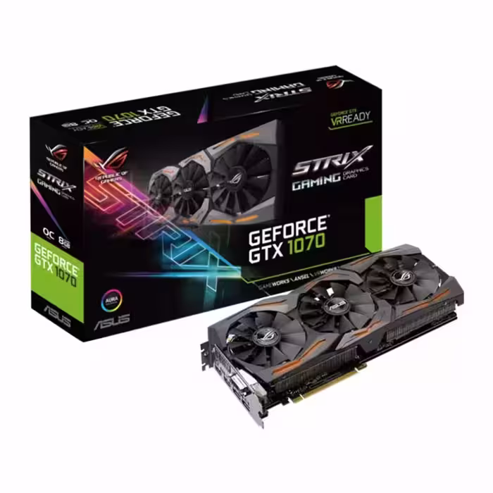 کارت گرافیک ایسوس ROG STRIX GTX1070 O8G GAMING