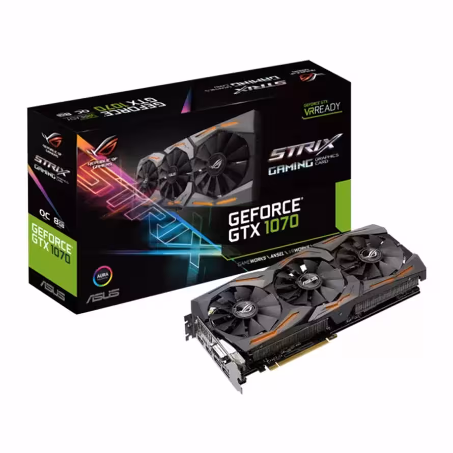 کارت گرافیک ایسوس ROG STRIX GTX1070 O8G GAMING