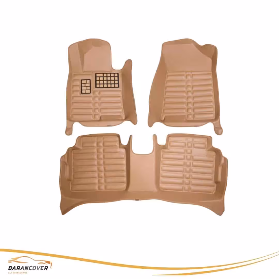 کفپوش پنج بعدی آزرا گرنجور رنگ کرم