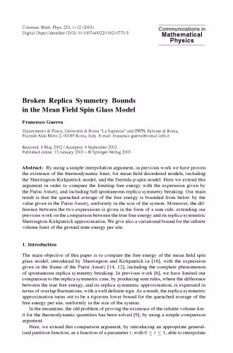 خرید و دانلود نسخه کامل کتاب Communications in Mathematical Physics - Volume 233