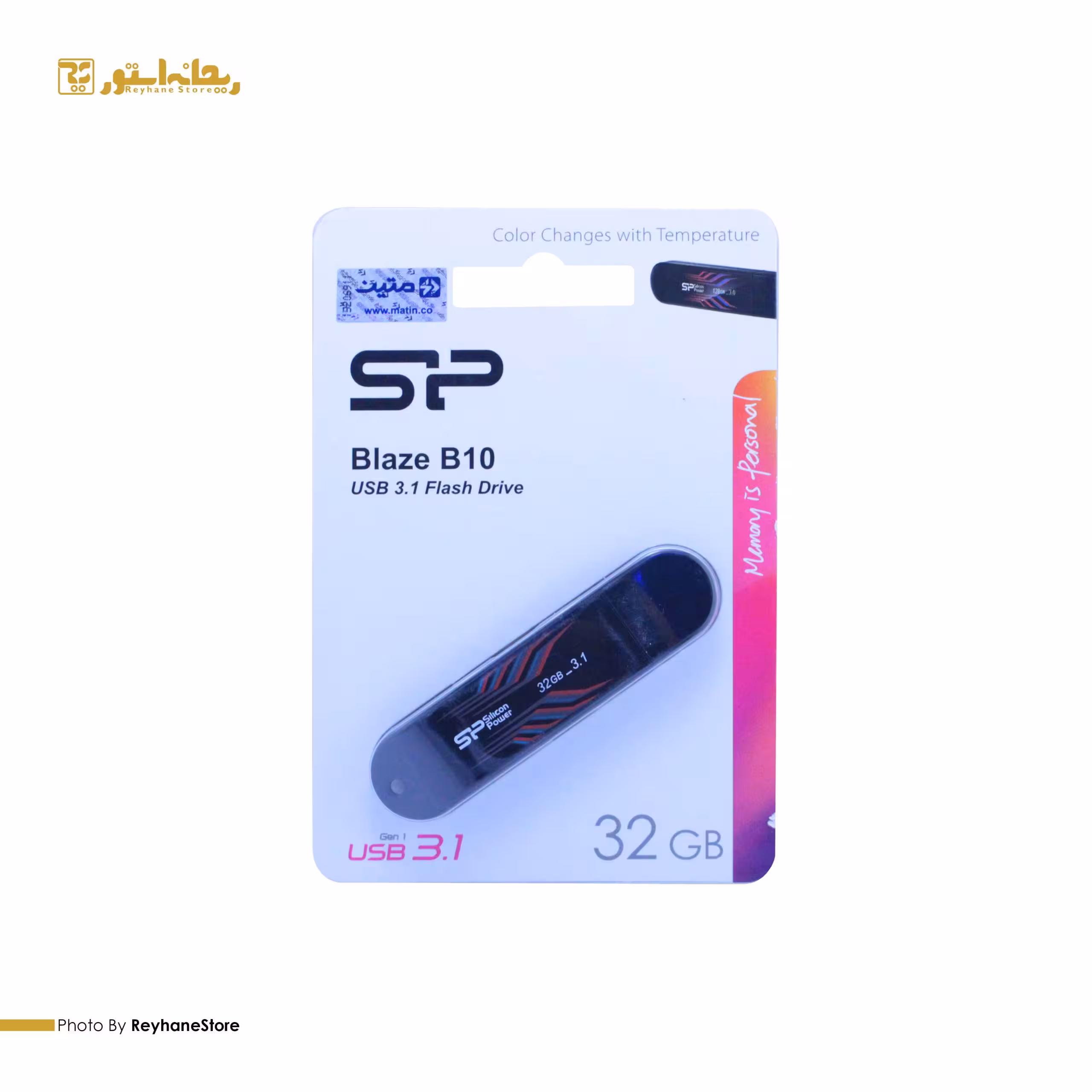 فلش مموری سیلیکون پاور Blaze B10 ظرفیت 32گیگابایت