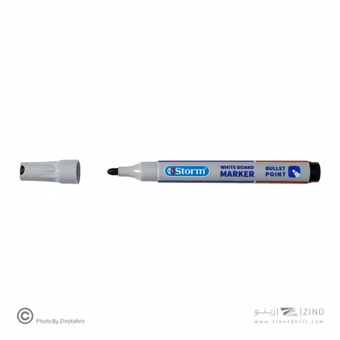 ماژیک وایت بردگردمشکی استورم