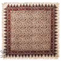 رومیزی قلمکار ممتاز طرح گل ریز سایز 1در1