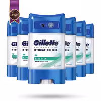 6 عدد دئودورانت ژلی ضدتعریق مردانه ژیلت Gillette مدل عصاره آلوئه ورا Aloe scent حجم 70 میلی‌ لیتر (اورجینال)