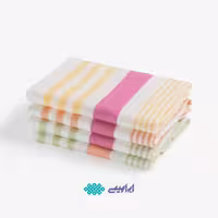 دستمال آشپزخانه یزدی 4عددی سایز 40 در60 سانتیمتر  نخی ابراهیمی دستمال آشپزخانه  خانه سلام