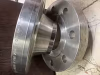 فلنج گلودار "4  دابلکس ریس فیس کلاس 300 رد10  5.B16  از جنس  A/SA182/F51