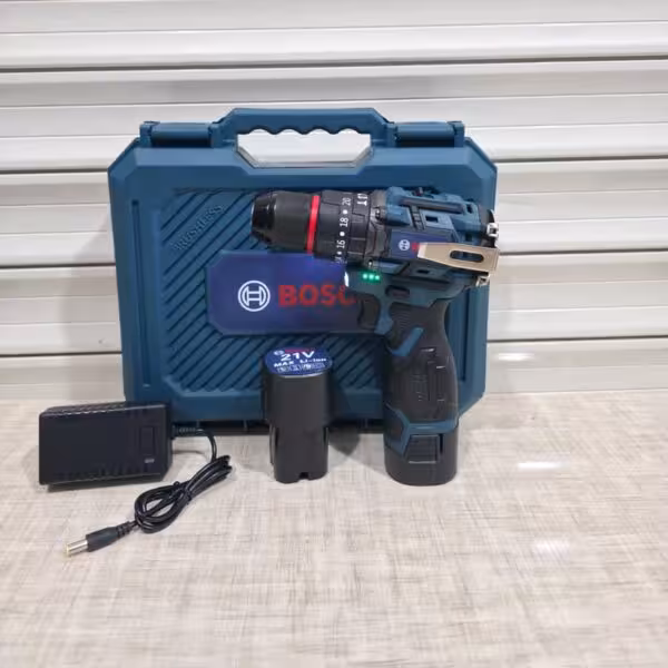 دریل شارژی 21 ولت پشت فلزی براشلس بوش مدل 21V