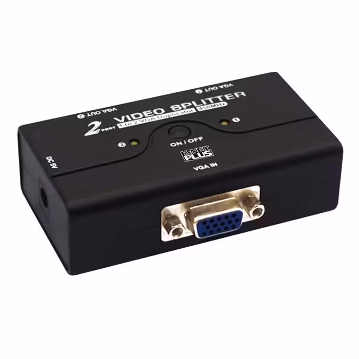 اسپلیتر VGA دو پورت کی نت پلاس مدل KPM9023