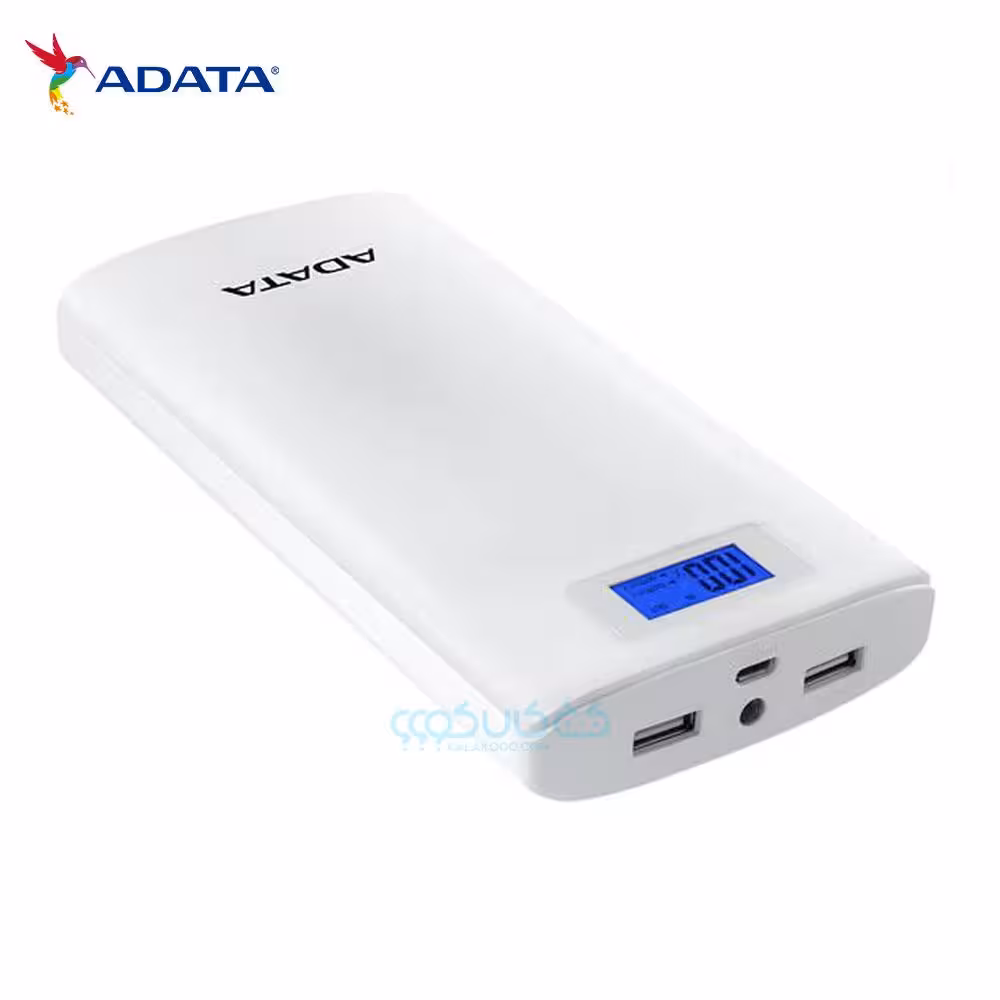 پاور بانک 10.000 میلی آمپر ای دیتا مدل ADATA P10000QCD رنگ سفید