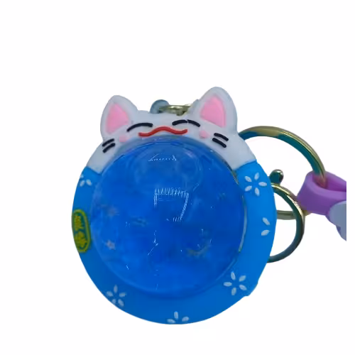 جاسوئیچی خودرو عروسکی طرح گربه آبی