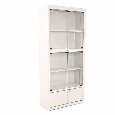 کتابخانه 4شیشه فلزی شیشه دار