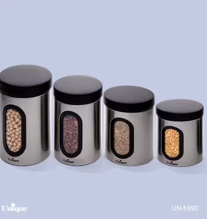 بانکه 4رقم پنجره دار استیل یونیک کد UN-5990