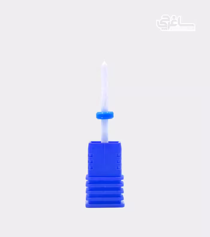 سر سوهان سرامیکی نوار آبی میخی M small flame کد 01