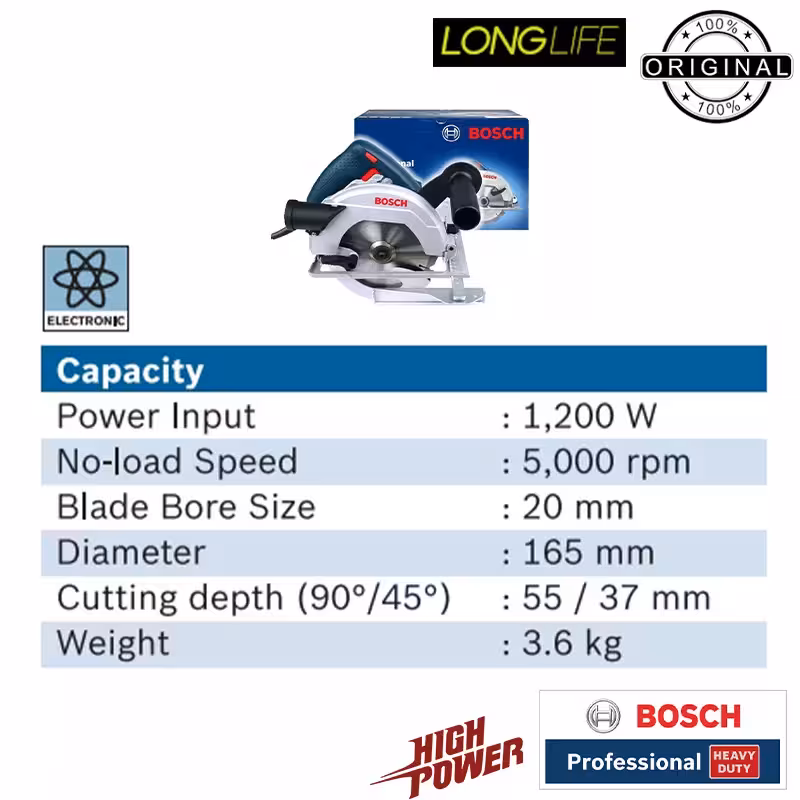 اره دیسکی بوش مدل GKS 600 Professional Hevy Duty