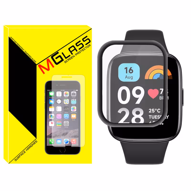 محافظ صفحه نمایش نانو ام‌گلس مدل Pmma-MG مناسب برای ساعت هوشمند شیائومی Redmi Watch 3 Active