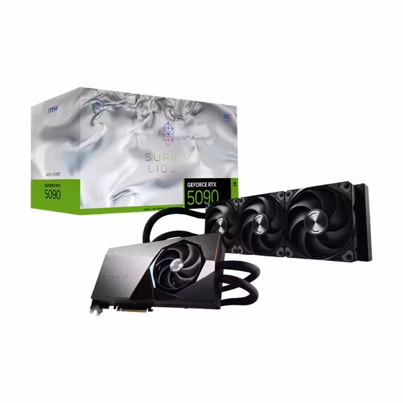 کارت گرافیک ام اس ای GeForce RTX 5090 SUPRIM LIQUID SOC 32GB