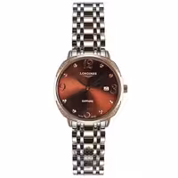 ساعت لونژین صفحه قهوه‌ای Longines Primaluna 2