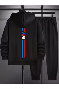 ست سویشرت و شلوار جین با چاپ پشت بی‌ام‌و (BMW) برای همه سنین و سایزها - 7514