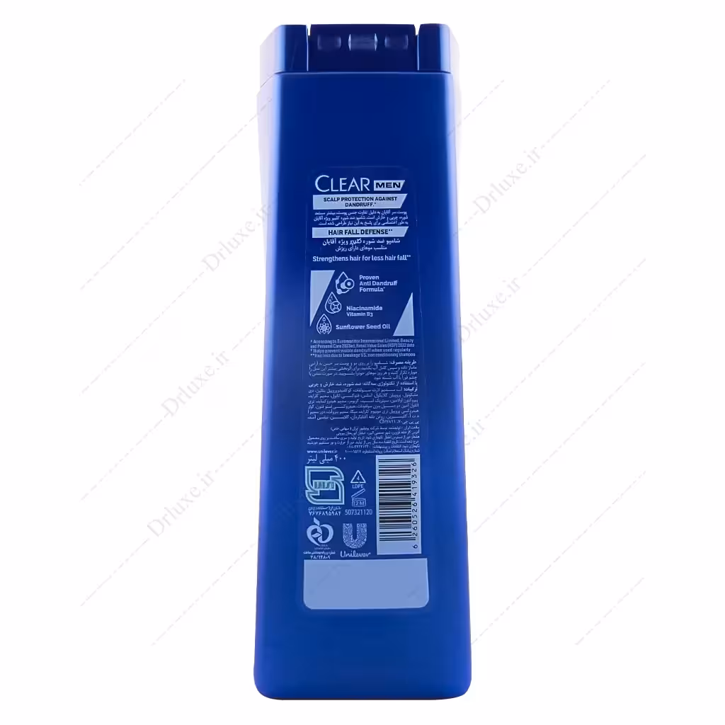شامپو ضد شوره و ضد ریزش مو آقایان کلیر 400 میلی لیتر