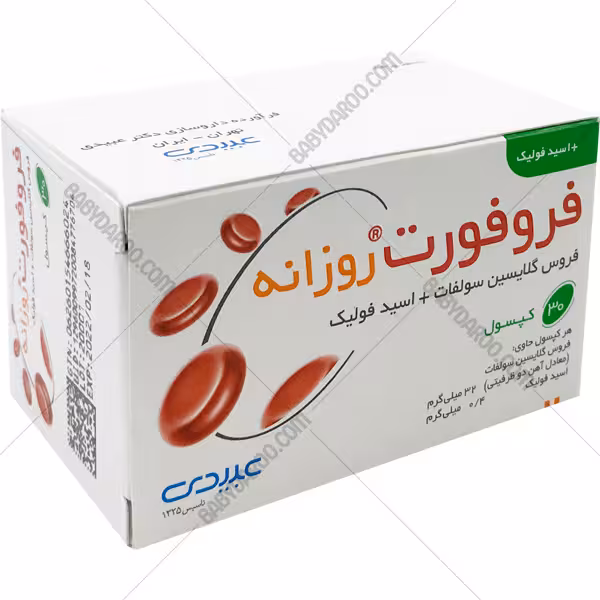 کپسول فروفورت روزانه عبیدی | Abidi Ferro Fort Gyn Caps