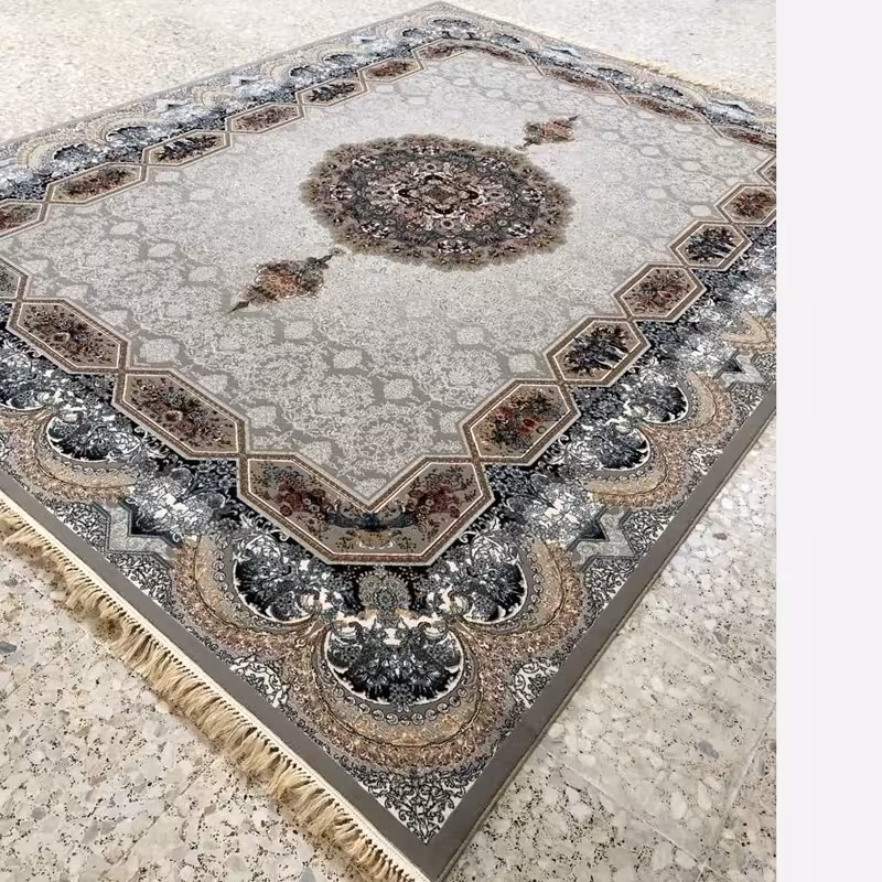 فرش 700شانه ماشینی کاشان طرح هالیدی فیلی6متری(باارسال رایگان)