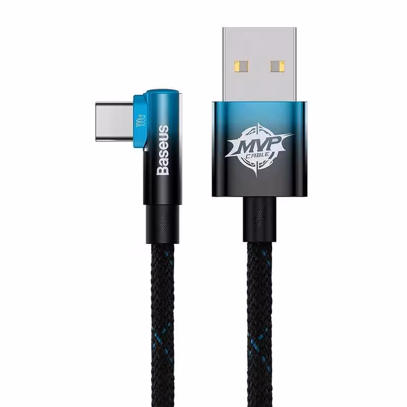کابل USB به USB-C باسئوس مدل MVP2 GAMING 100W طول 2 متر