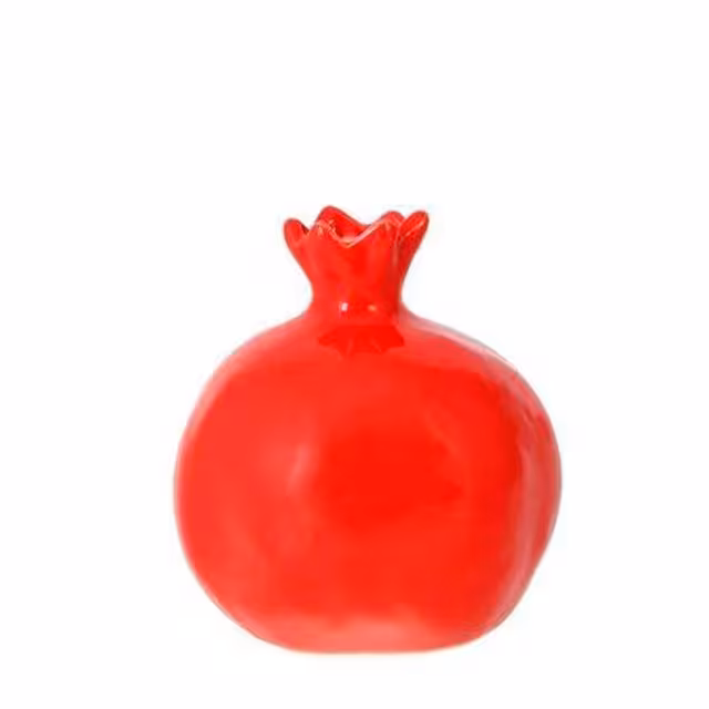 انار قرمز سرامیکی سایز کوچک کد 05