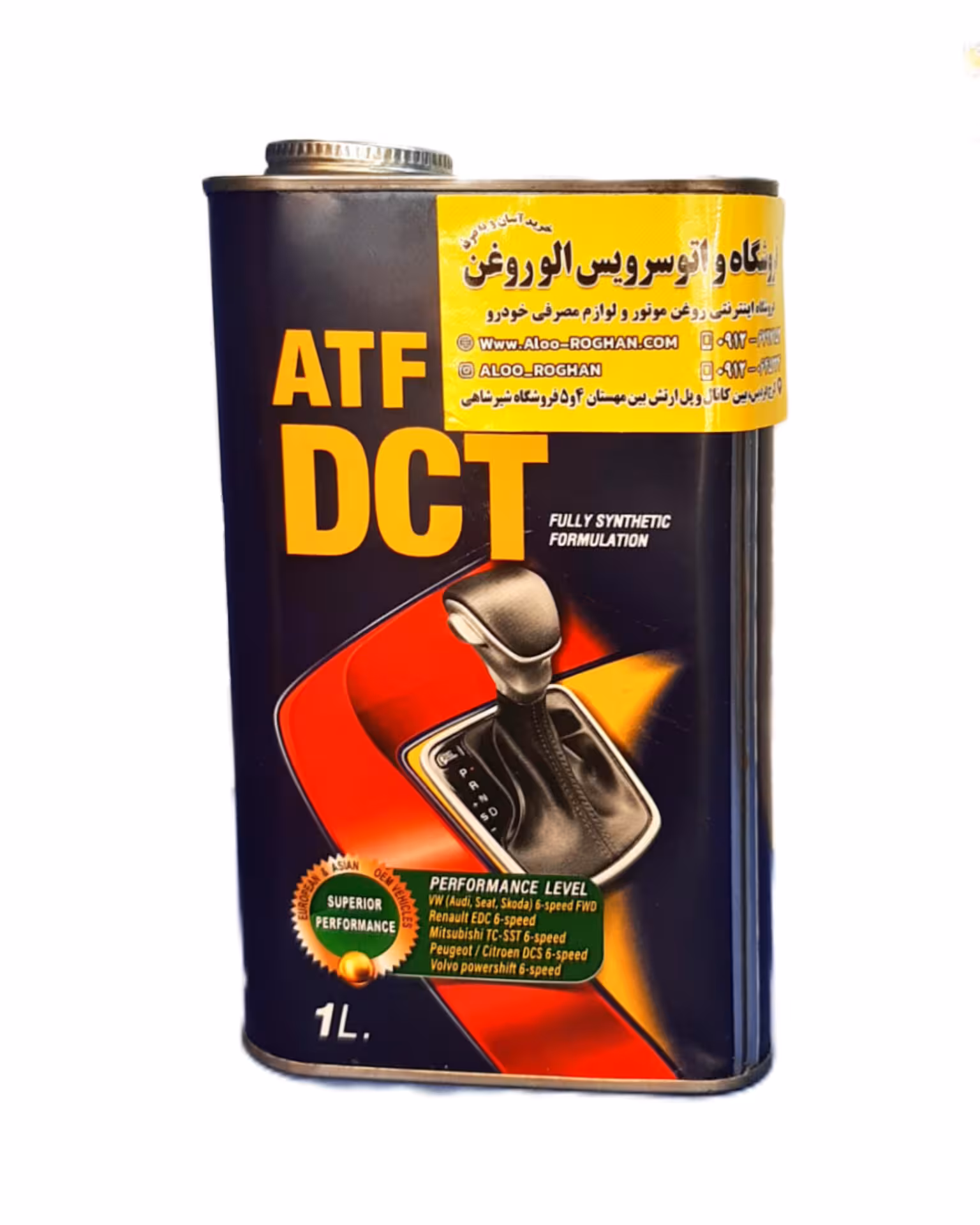 روغن گیربکس (دنده) اتوماتیک ایرانول ATF DCT (یک لیتری)