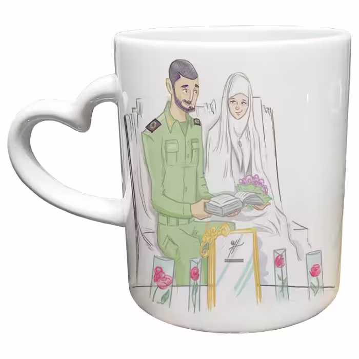 خرید ماگ-لیوان  دسته ساده  عاشقانه کد 277