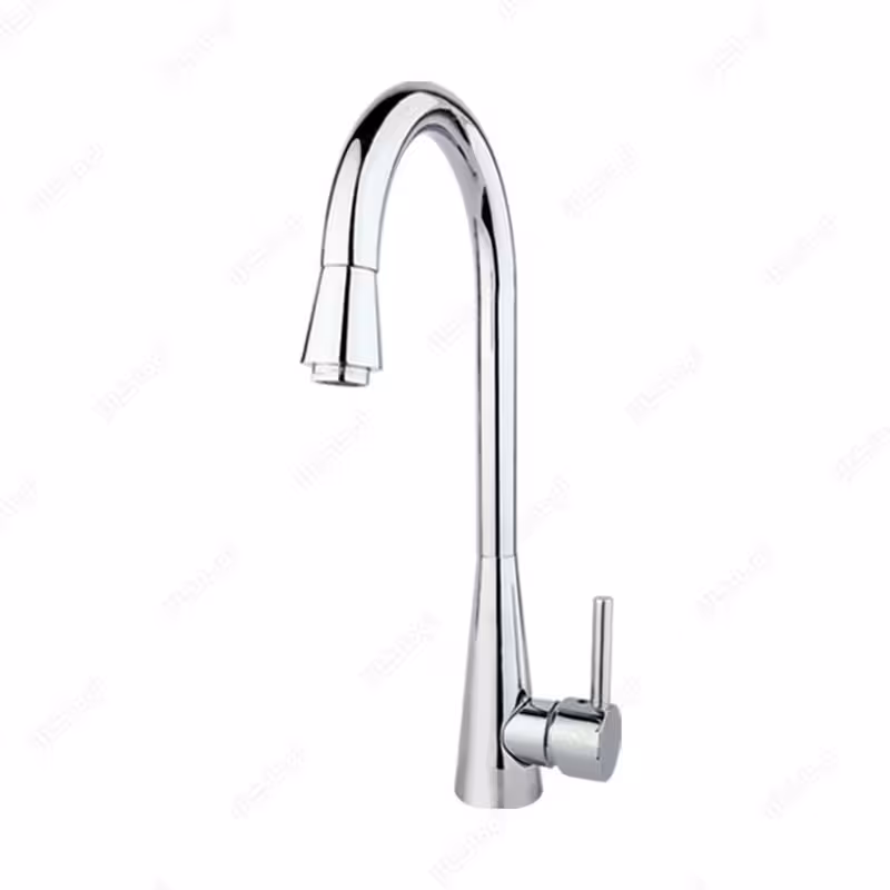 شیر ظرفشویی تک آشپزخانه راسان مدل سارینا کروم