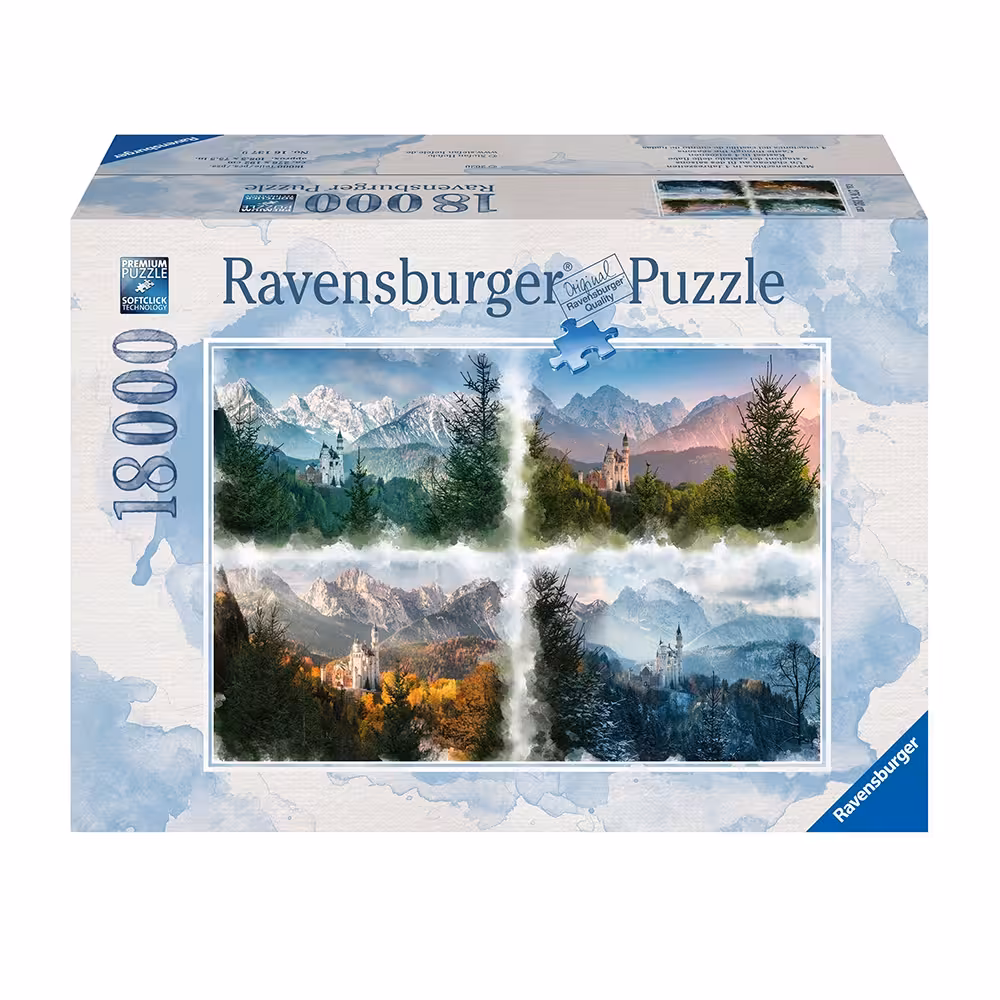 پازل 18000 تکه رونزبرگر طرح قلعه نویشوانشتاین