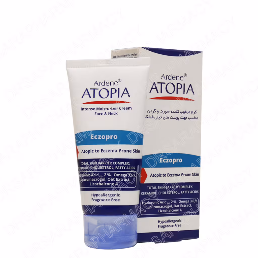 کرم مرطوب کننده صورت و گردن آتوپیا آردن مناسب پوست خیلی خشک