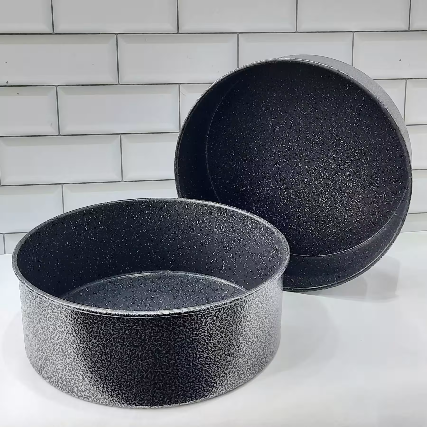 قالب کیک تفلون گرانیتی گرد قطر 24 سانت ارتفاع 9.5 سانت