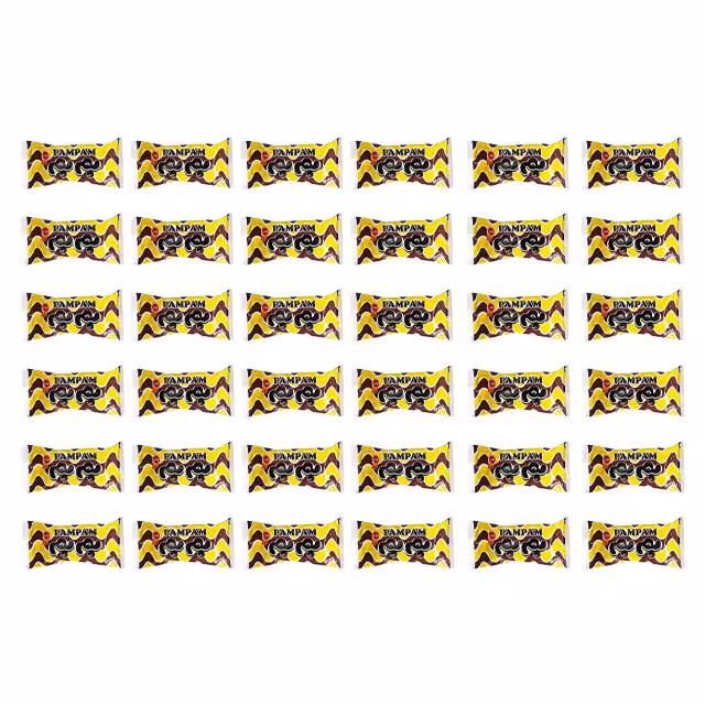 کیک اسفنجی مینو لایه ای با طعم وانیل پم پم 40 گرمی 36 عددی