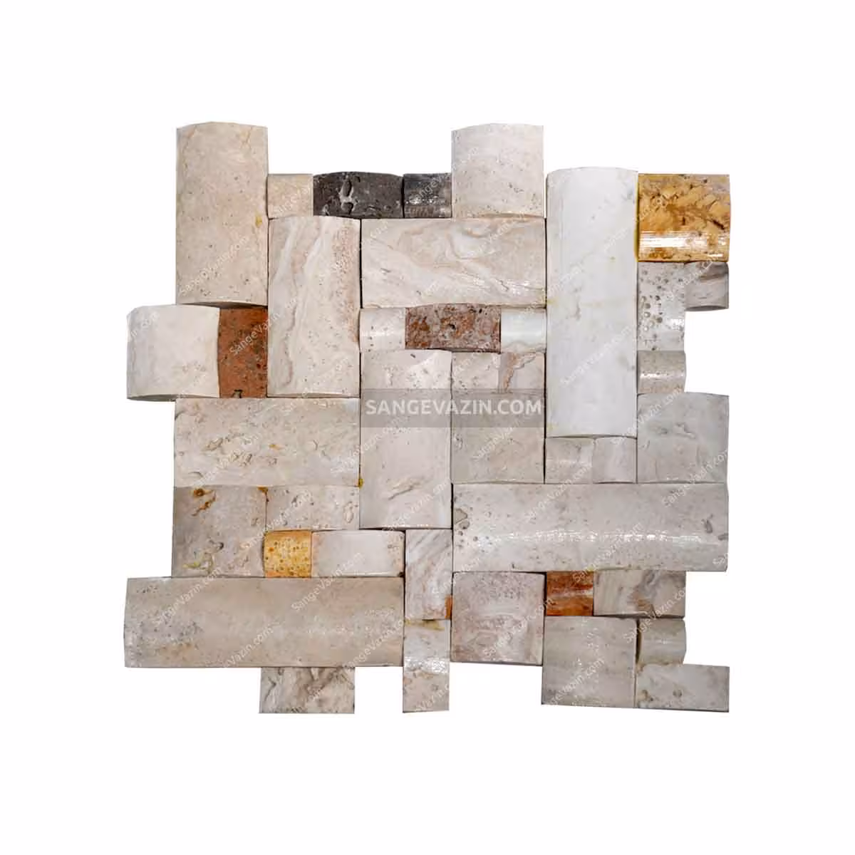 سنگ آنتیک پازلی تراورتن