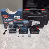 دستگاه اتو لوله شارژی 148 ولت دو باتری باس کیفی مدل 1-189