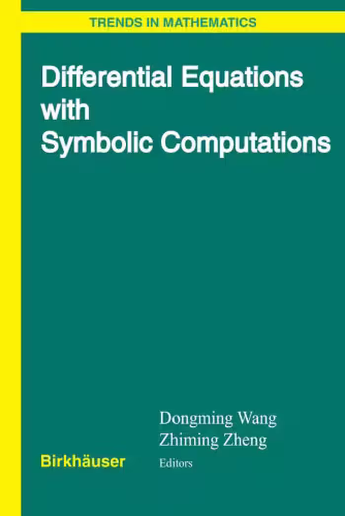 خرید و دانلود نسخه کامل کتاب Differential Equations with Symbolic Computation