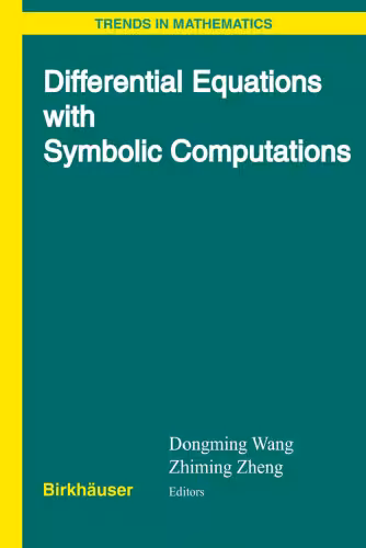 خرید و دانلود نسخه کامل کتاب Differential Equations with Symbolic Computation