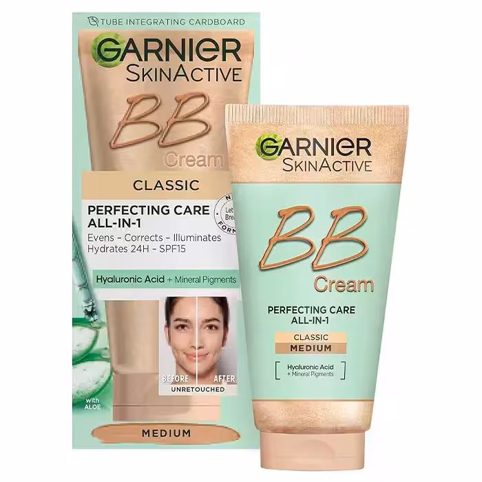 بی بی کرم کلاسیک گارنیر رنگ مدیومBB Cream Classic Medium