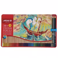 مداد رنگی 36 3 رنگ آریا مدل 3023 | چاوه