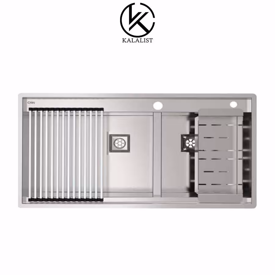 سینک کن استیل توکار مدل BCN 302-90