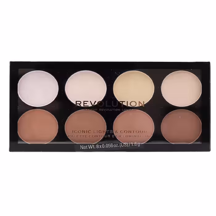 پالت کانتور رولوشن مدل Iconic Lights & Contour | REVOLUTION Iconic Lights & Contour Palette