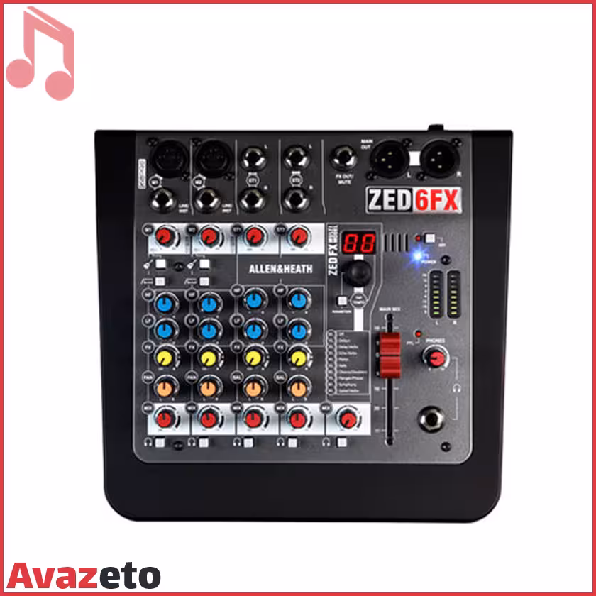 میکسر صدا ALLEN & HEATH-ZED-6FX